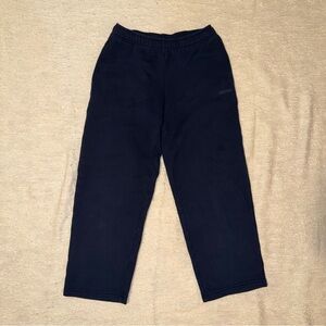 Aritzia Sweatfleece Mega Fit Navy Blue Sweatpants in Size S
